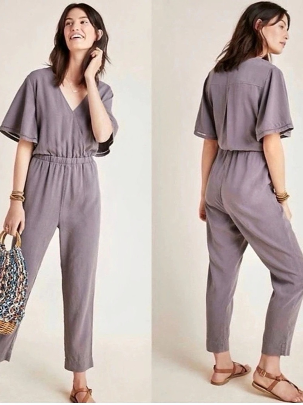 Cloth & Stone Gray Jumpsuit